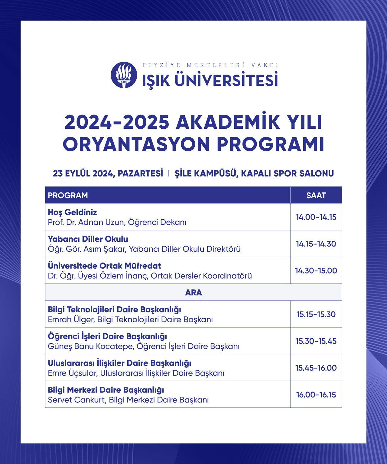 ışık üniversitesi